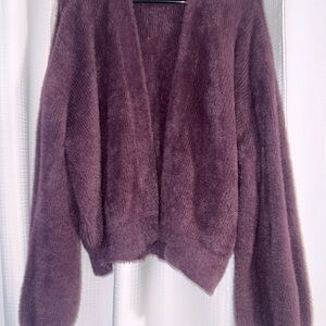 Gentle Fawn Plush Purple Cardigan xl